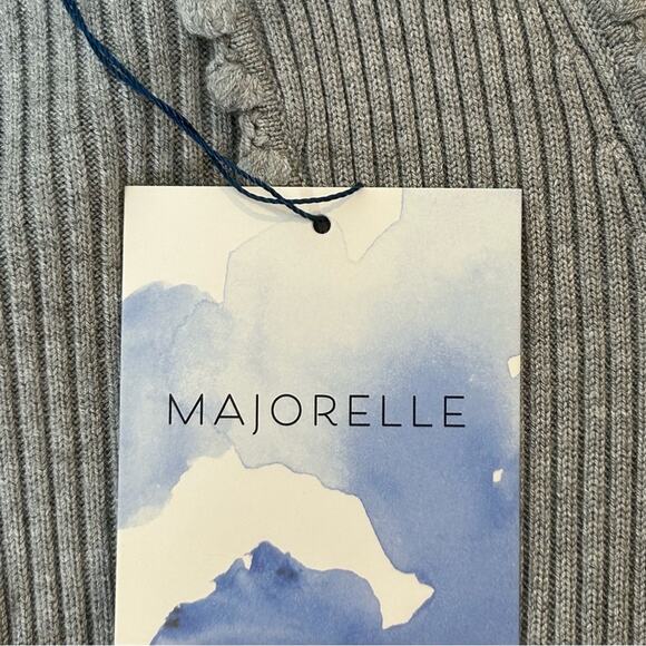 MAJORELLE Lyra Midi Dress in Heather Grey XS NWT - Picture 5 of 9